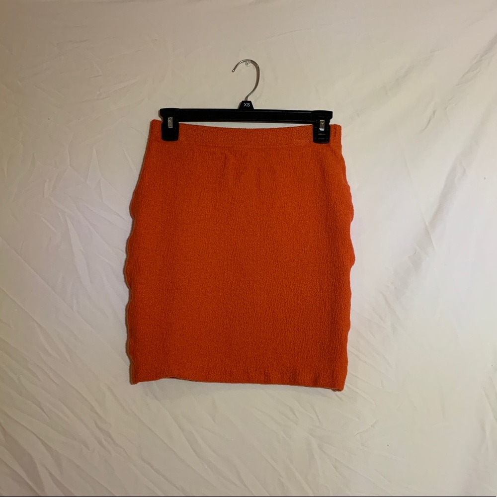 Orange Stretchy Skirt!